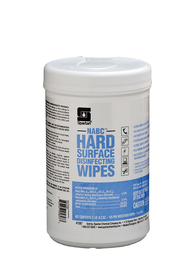 108706 NABC Hard Surface 
Disinfecting Wipes - 
750(6/125)