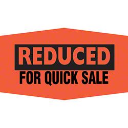 LG-9 &quot;Reduced For Quick Sale&quot; Labels - 1000