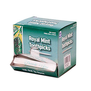 RM125 Mint Paper Wrapped
Toothpicks - 6000 (12/500)