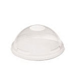 DNR662 Clear Dome Lids w/ No Hole Fits SD5 - 1000(10/100)