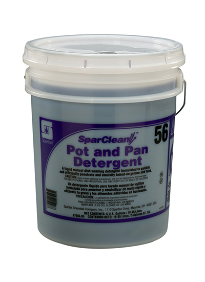 765605 SparClean Pot and Pan
Detergent 56 - 1(5 Gal.)