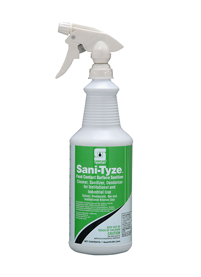 319503 Sani-Tyze Food Contact
Surface Sanitizer - 12(12/1
Quart)