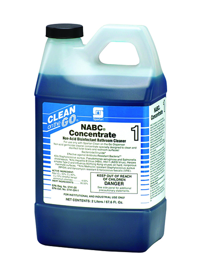 471602 NABC Clean on the Go
Concentrate - 4(4/2 Liter)