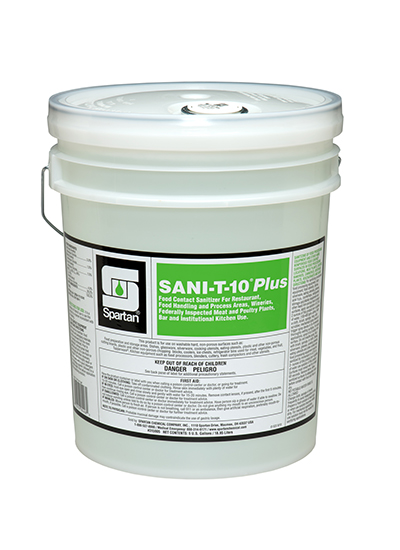 315905 SANI-T-10 Plus
Quat-Based Sanitizer - 1(5
Gal.)