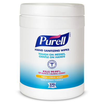 9113-06 Purell Hand
Sanitizing Wipes - 6 (6/270)