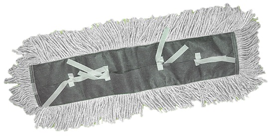 DD-91524W White 24&quot; x 5&quot;
Tie-On Dust Mop Head - 1