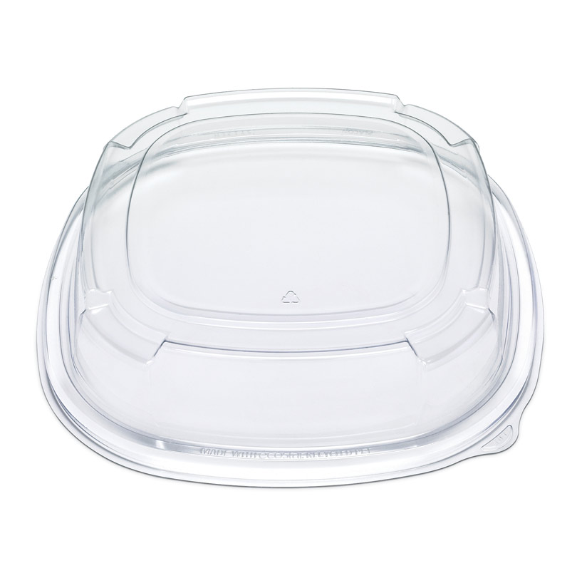 ST12LH Clear PET 12&quot; High Dome Catering Lid - Cold - 50