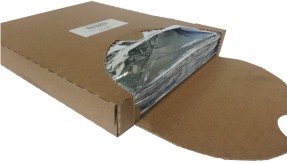 300815 10.5&quot; x 14&quot; Plain Foil  Thermo Sandwich Wrap - 