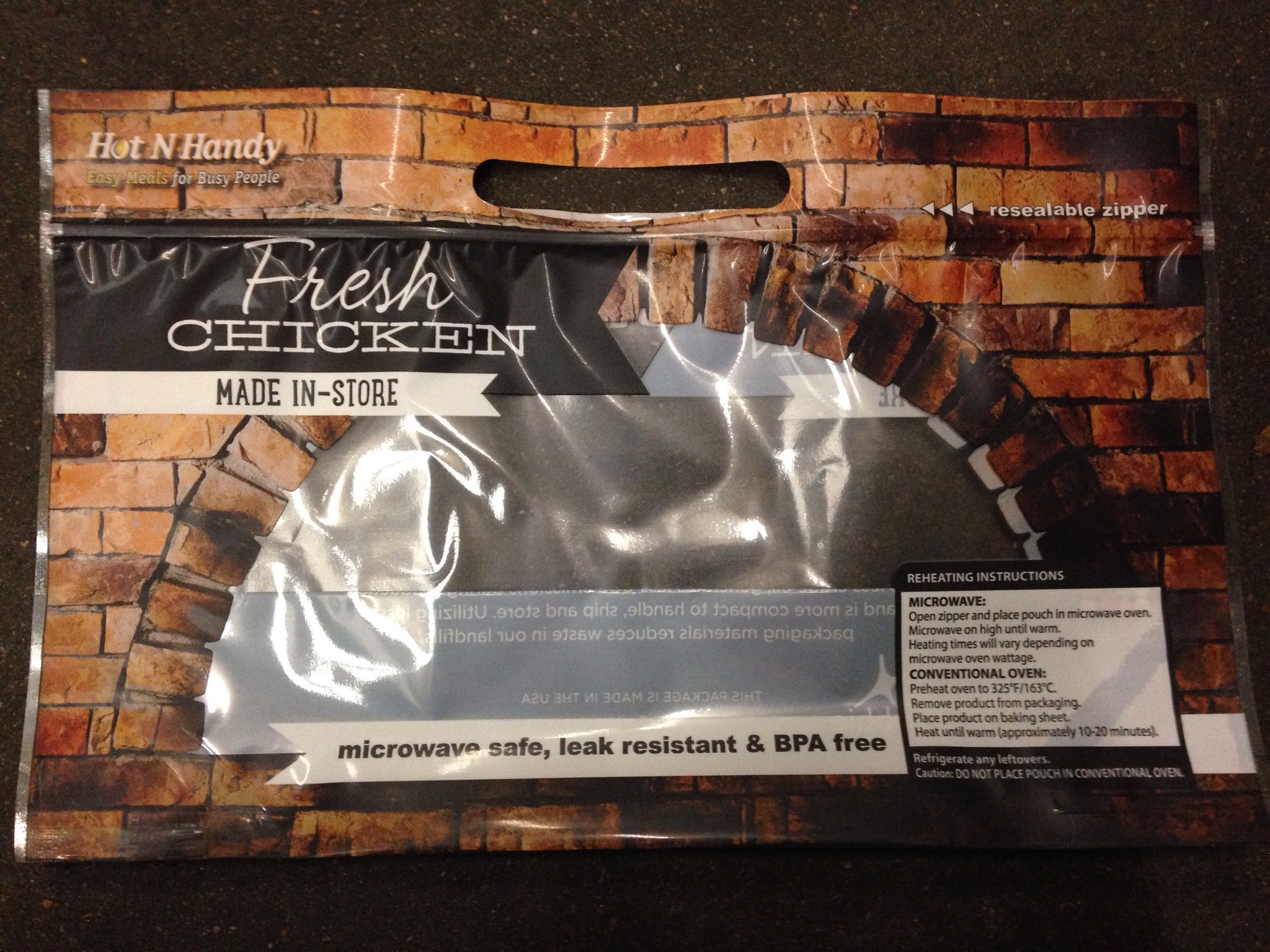 ROT131065 Rotisserie Chicken  Pouch (Vented) - 250