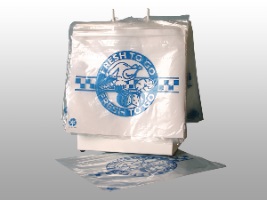 DP9758 &quot;Fresh to Go&quot; 10&quot; x 8&quot;  Seal Top Saddle Pack Deli Bags 