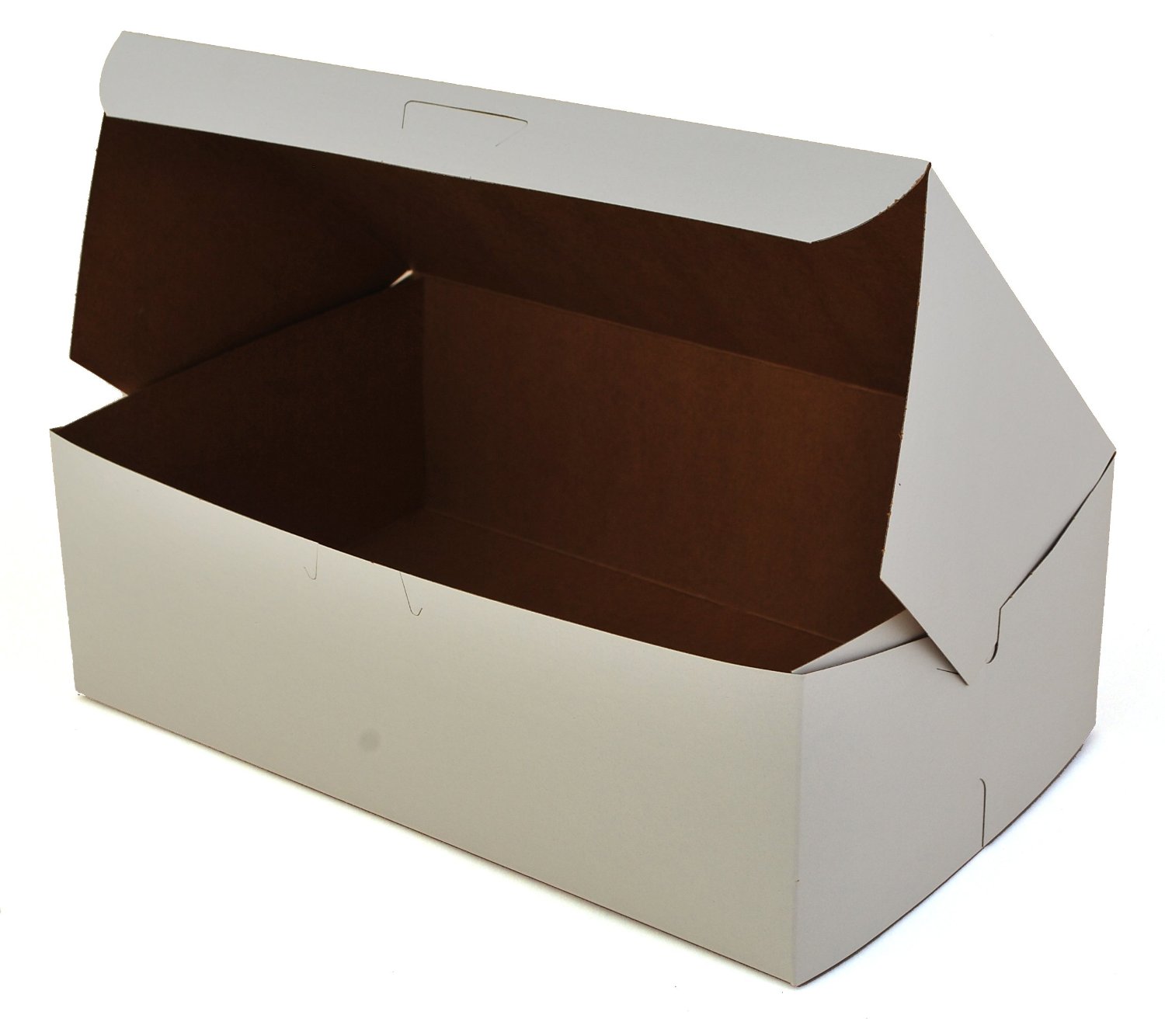 1015 White 10 3/4&quot; x 6 3/4&quot; x 3 5/8&quot; Donut Box - 250