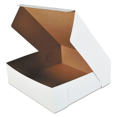 0995 White 16&quot;x16&quot;x5&quot; Lock
Corner Bakery Box - 50