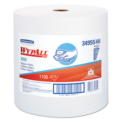 34955 White X60 Jumbo Roll
Wipers - 1(1100)