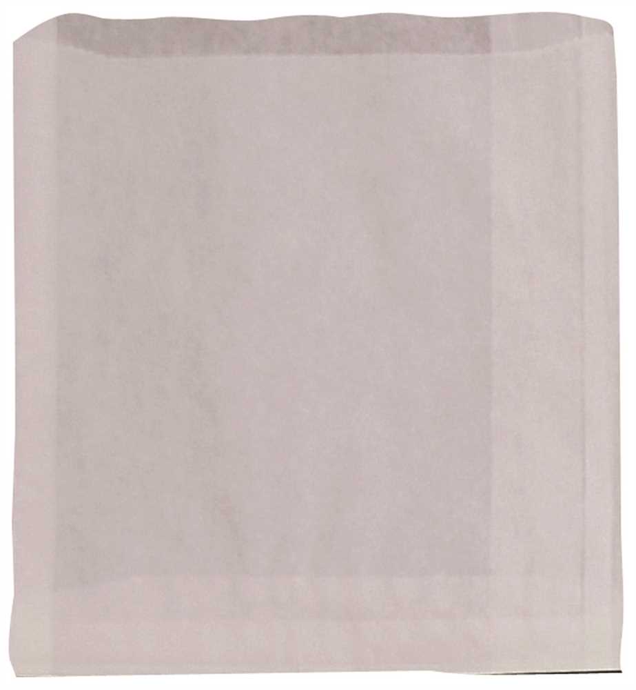 1202 Plain Sandwich Bag 7&quot; x  6.75&quot; Open Top &amp; Side - 1000