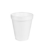 6J6 White 6 oz. Foam Cups -
1000(40/25)