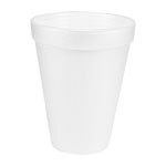 12J12 White 12 oz. Foam Cup - 1000(40/25)