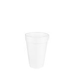 16J16 White 16 oz. Foam Cups - 1000(40/25)