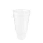 44AJ32 White 44oz. Foam Car Cups - 300(20/15)