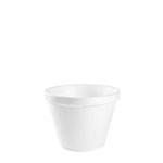 12SJ20 White 12 oz. Squat
Foam Containers - 500(20/25)