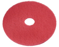 404419 19&quot; Red Buffing Pads - 5