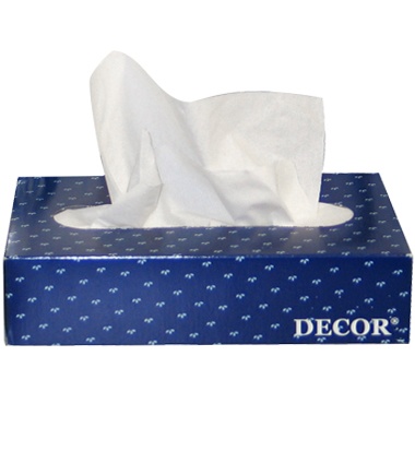 30002/FT301002V White 8&quot; x 8&quot; 
2 Ply Boxed Facial Tissues - 
3000(30/100)