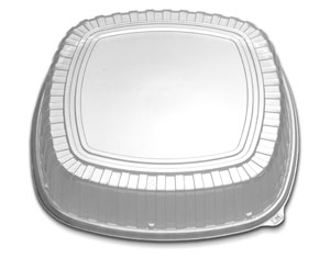 CL213-189-1 Clear Forum 18&quot; High Dome Lids - 60(2/30)