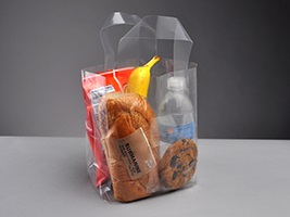 TO6484 6.75&quot; x 4.75&quot; x 8.5&quot; 
Soft Loop Handle Bags - 200