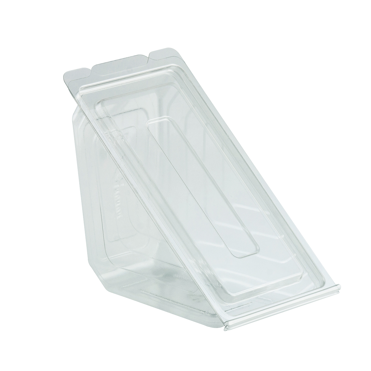 DV1101 4511019 Deliview
Clear Hinged Sandwich Wedge
Containers - 250