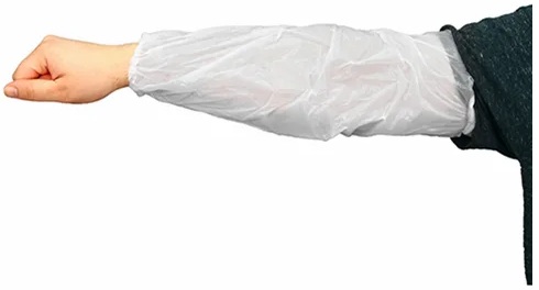 MPE-185-1000W White 18&quot;  Poly Sleeves - 1000