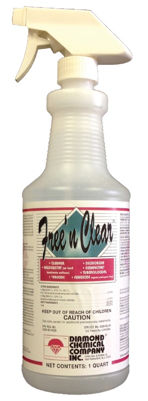 Free &#39;n Clear RTU 
Sanitizer/Disinfectant - 
12(12/32oz)