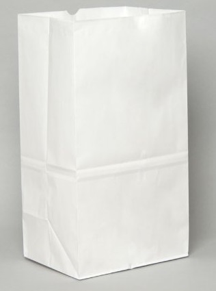 25# Regular White Grocery
Bags - 500