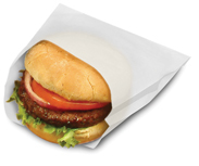 1201/072500 Plain Open Top Paper Sandwich Bag (6x7) -