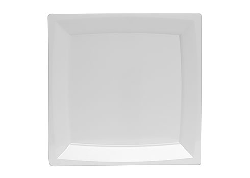 MS9W Milan White 9&quot; Square Luncheon Plates - 168(14/12)