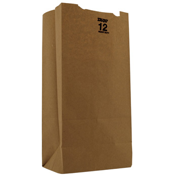 12#/71012 Natural Heavy Duty 7.06&quot; x 4.5&quot; x 13.75&quot; Grocery