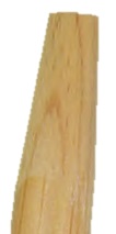 01113 60&quot; Tapered Wood
Squeegee Handle - 1