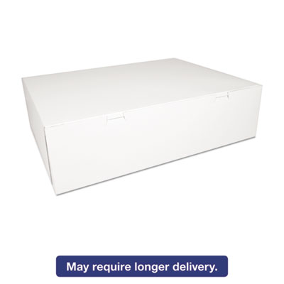 1013 White 18.5&quot; x 14.5&quot; x 5&quot; Bakery Boxes - 50