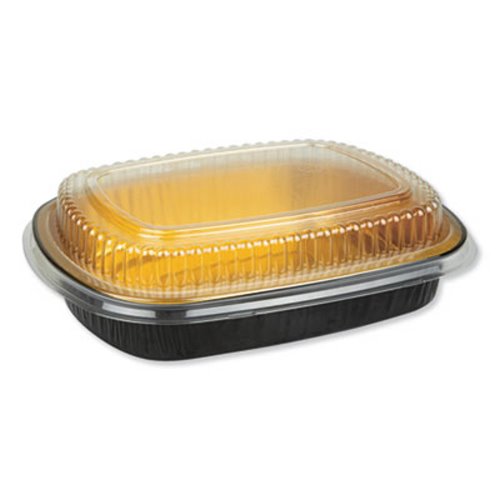 4202-70-50WDL Medium Gold Foil Container wth Lid 