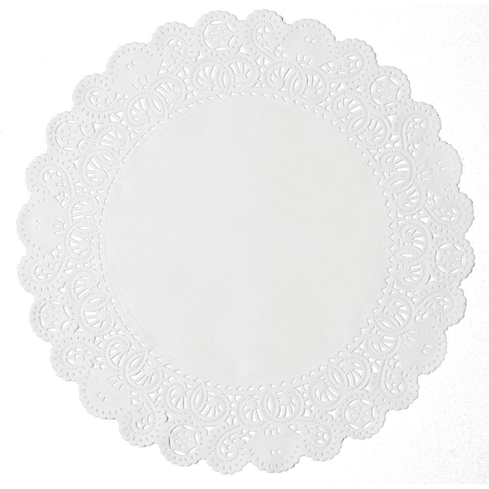 LD8 8&quot; Royal Round Doilies -  5000 (10/500)